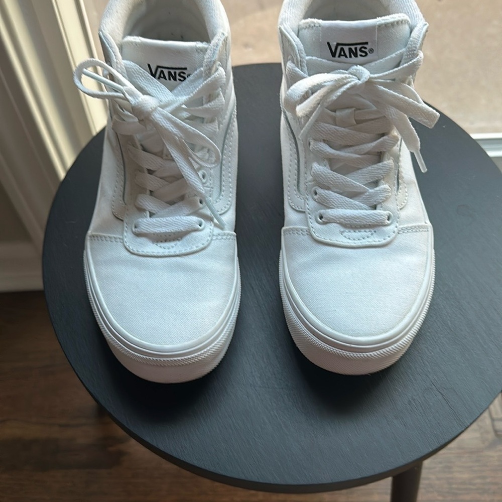Vans White High-Top Sneakers